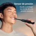 Philips Sonicare DiamondClean 9000, cepillo dental eléctrico, paquete doble, cepillo dental sónico con aplicación, sensor de presión, vaso de carga, negro, modelo HX9914/63 - 5