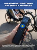 MICHELIN Air Power Mini 2 Li-Ionen Akku Mini-Kompressor kabellos – Elektrische Luftpumpe 9,9 bar mit Digitaldisplay, Auto-Stopp & LED für Auto, Fahrrad, E-Bike & Motorrad - 9