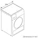 Bosch Elettrodomestici WQG24100IT Serie 6, Asciugatrice a pompa di calore, 9 kg - 5