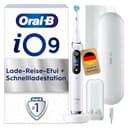 Oral-B iO Series 9 Elektrische Zahnbürste — Electric Toothbrush, Inkl. 1 Aufsteckbürste, Lade-Reise-Etui, Schnellladestation — 7 Modi für Zahnpflege, Zahnbürste Elektrisch, Designed by Braun, Weiß - 1
