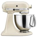 KitchenAid Artisan Series 5 Quart Tilt Head Stand Mixer with Pouring Shield KSM150PS, Almond Cream - 1