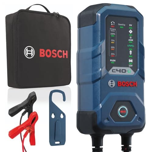 BOSCH Caricabatterie 5A per Auto Camion Moto 0 189 921 040
