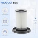 2 Pack Ersatzfilter mit für Bosch Akku-Staubsauger Unlimited Gen2 Serie 8 BKS8214W/BSS825ALL/BSS81POW1/BBS8214PET,Part # 12036642,12023349 - 4