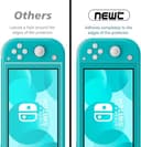 NEW'C 3 Pack Designed for Nintendo Switch lite Screen Protector Tempered Glass, Case Friendly Scratch Resistant,Bubble-Free, Ultra Resistant - 3