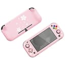 playvital ZealProtect Protective Case for Nintendo Switch Lite, Hard Shell Ergonomic Grip Cover for Switch Lite w/Screen Protector & Thumb Grip Caps & Button Caps - Cherry Blossoms Petals - 7