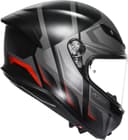 AGV K6 S Karve Helmet, Matte Black/Grey/Red, L (59/60) - 6