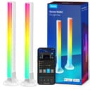 Govee RGBIC TV Light Bars, WiFi TV Backlight with Double Lighting Beads, 38cm, with Multiple Placement Options Suitable for 45-70 inch Television, Work with Alexa and Google Assistant, White - 1