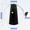 Zorplex Supporto verticale per PS5/PS5 Slim/PS5 Pro, Durevole Base Verticale con Tappetini Antiscivolo, Accessori per console Playstation, Compatible avec Playstation 5 (Digital e Disco) - 7