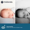 Motorola Babyphone VM50G 5" – Nachtsicht – Temperaturmesser – Kamera – 2000 mAh Akku – Fernschwenken, neigen und Digitalzoom - 5