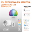 OSRAM SMART+ RGBW, lámpara LED E27 con Matter over Wifi, especialmente diseñada para ALEXA, reemplaza 100W, 2700-6500K, 16 millones de colores RGB, paquete de 1 (no compatible con aplicación SMART+) - 2