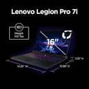 Lenovo Legion Pro 7i - Computer portatile da gioco Intel® Core™ Ultra 9 275HX - Display OLED WQXGA da 16" 2,5K - 240Hz - GPU GeForce RTX™ 5070 Ti - 32 GB RAM - 1 TB - 16