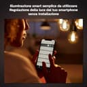 Philips Hue White Ambiance Filament Candela Smart LED Funziona con Alexa, Google Assistant e Apple HomeKit, Pack da 2 - 4