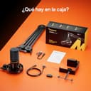 MAONO PD200W Hybrid Podcast Micrófono para PC,Conexión inalámbrica, USB y XLR dinámico micrófono con brazo articulado, Software, Cancelación de Ruido, para Podcast,Streaming,Gaming,Studio y Voice over - 10