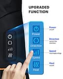 RENPHO Massaggiatore Cervicale, Massaggiatore Collo e Spalle con Calore, Elettrica per Tessuto Profondo Massaggio Impastante 3D Cuscinetto per Vita, Gamba, Polpaccio, Braccio, M - 5