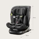Jovikids Ranger TT 360° Rotating Car Seat i-Size, 40-150cm All-in-One with ISOFIX & Top Tether, ECE R129 Approved, Extended Rear-Facing, Adjustable Headrest, Side Protection for Newborn-12 Years - 6