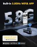 GKU 4K Dash Cam Front and Rear, 5GHz WiFi Dashcam with 64GB SD Card, Dual Car Camera Dash Cam with Parking Monitor, Night Vision, WDR, 170° Wide Angle, G-Sensor, Loop Recording, APP Control, Max 256GB - 3