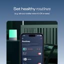 Nanit Sound and Light Smart Baby Night Light and Sound Machine | Audio Monitor | Cry Detection Alert Feature | OK to Wake Alarm Clock for Kids | Temp & Humidity Tracking | Rechargeable Battery | WiFi - 6