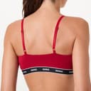 Hugo Bralette da Donna, Rosso Aperto, XS - 3