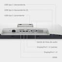 Dell U2724D UltraSharp 27" QHD (2560x1440) Monitor, 120Hz, IPS Black, 5ms, 98% DCI-P3, 2x USB-C, 2x DisplayPort, HDMI, 3x USB, 3 Años de Garantía, Plata - 10