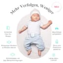 Sense-U Smart Babyphone, Bewegungsmonitor, verbindet Sich direkt mit Ihrem Smartphone und verfolgt die Bauchbewegung, Schlafposition und Gefühlstemperatur Ihres Babys - 2