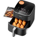COSORI Friggitrice ad Aria Turbo Blaze 6 Litri, Rivestimento Ceramico Senza PFAS, Air Fryer con DC Motore, 9 Funzioni & 5 Velocità della Ventola Automatica, 110 Ricette & 96 Tabelle di Cottura, 1725W - 1
