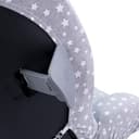JYOKO Kids Funda de Algodón para Silla de Coche Compatible con Recaro Salia 125 Y Joie I-SPIN Grow (White Star) - 5
