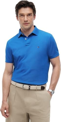 Tommy Hilfiger Polo Uomo 1985 Regular MW0MW17770 S/S Polo, Blu, XXL