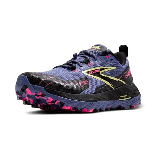 Brooks 1204151B464 Cascadia 18 GTX Donna, Grey Blue/Black/Pink EU 38.5
