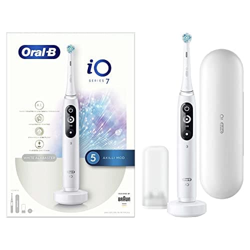 Braun iOM7.1A1.1BD Oral-B iO 7 Elektrinis Dantų ŠepetÄ—lis Baltas Alabaster