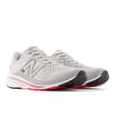 New Balance Men's Fresh Foam X 860 V13 Sneaker, Light Aluminum/True Red/Black, 10 UK - 3