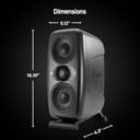 IK Multimedia iLoud MTM MKII - Coppia di monitor da studio hi-end compatti di nuova generazione con correzione ambientale ARC integrata, emulazione dei diffusori, 100W. Include microfono ARC. Nero - 9