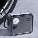 NINMORTH Portable 12V Air Compressor for Car Tires, Corded Electric Inflator with Digital Display, Cable, 4 Nozzles, 150PSI, Black - 7