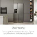 Haier SBS 90 Series 5 HSR5918DIMP Frigorífico Side by Side, con Dispensador de Agua y Hielo, Apertura puertas 90º, Motor Inverter, Total No Frost, An 90cm, Capacidad XXL 511L, Iluminación LED, Inox - 8