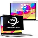 LUSA DESIGN Schermo privacy a 360° per Microsoft Surface Laptop 7 da 15 pollici (modello: 2037 2108), filtro privacy per computer portatile di superficie, protezione per la privacy, anti sbirciamento - 1