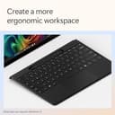 Microsoft Surface Pro Flex Keyboard with Slim Pen | Black | 2-in-1 Alcantara® Keyboard for Surface Pro Windows 11 Copilot+ PC - 2