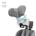 Kinderkraft I-360 2 PRO Seggiolino auto 0-36 kg, I-SIZE 40-150 cm, Seggiolino 360 girevole, con Isofix Base, Reclinabile Posizione sdraiata, Poggiatesta regolabile, Gruppo 0 1 2 3, Grigio - 9