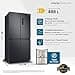 Samsung Frigorifero Quattro Porte Slim RF48A400EB4/EF, Total No Frost, Twin Cooling Plus, Motore Digital Inverter Garantito 20 Anni, 488 L, LxAxP: 83,3 x 179,3 x 74 cm, Nero - 3