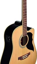 Chitarra acustica elettrificata. Tavola in abete laminato, fasce e fondo in linden. Adatto a chi fa il primo passo nel mondo della chitarra acustica. Dotata di preamplificatore VAN3L EQ. - 3