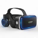 FIYAPOO Gafas VR 3D con Auriculares - Gafas Realidad Virtual de Niños para Películas y Juegos, Compatible con Teléfonos Android y iPhone de 4,7 a 6,8 Pulgadas, Niños. - 1