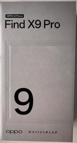 OPPO Find X9 Pro 5G 16+512GB, Smartphone liberado con IA, Pantalla ProXDR 6.78" 120Hz, Cámara Hasselblad de 200 MP, 4K Motion, 7500mAh, IP69, Titanium (Incluye Cargador SUPERVOOC 80W y Enco Buds3)