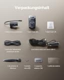 Baseus VD1 Pro Dash Cam Auto Fronte Retro 4K+1080P, Dashcam Solare con Modalità Park Standby a Batteria da 14 Giorni, Telecamera Auto Atti Vandalici con STARVIS, Wi-Fi 5GHz, GPS, 32 GB Scheda - 9