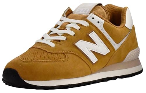 New Balance Unisex-Adult 574 V2 Sneaker, Desert Clay/Sea Salt, 9.5 Wide Women/8 Men
