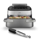 Philips Airfryer 5000 Series Megabasket with Steam - Unique Steamfry, Steam & Airfry - 28 Ways to Cook; 9,5L in Megabasket or 3L + 6L Dual Basket, RapidAir Plus Technology, Auto SteamClean (NA565/92) - 1