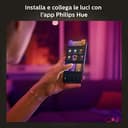 Philips Hue White and Color Ambiance Lampadina Smart LED, Attacco E27, Luce Bianca o Colorata, 6.5W, confezione da 4 - 3