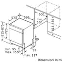 Bosch SMU6ZCS16E Serie 6, Lavastoviglie da incasso sottopiano, PerfectDry, Home Connect, Diagnostica da remoto, Extra Clean Zone, Acciaio, 60 cm - 10