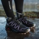 Salomon Speedcross Peak Damen Trail-Laufschuhe, Outdoor-bereit, Geländegängiger Schutz, Aktiver Grip, Black, 39 1/3 - 3