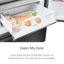 Haier 3D 60 Series 5 HTW5618DNPT - Frigorífico Combi, WIFI, Botellero, Cajones Direct Access, Direct Flow, 360L, MyZone Pro, HumidityZone, Total No Frost, An 59,5cm, Motor Inverter, LuzLED, Negro - 4