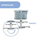 Chicco Next2Me Dream, Culla Neonato Fianco Letto, Culla Co-Sleeping, Lettino con Materasso, Spondina Apribile, Altezza Regolabile, 4 Ruote e Borsa da Viaggio, 0-6 Mesi, 9 Kg, Azzurro chiaro - 5