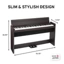 Korg LP-380U - Digital Piano with Stand - Rosewood Grain Finish - 3