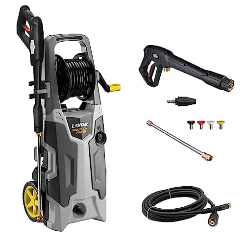 LAVOR leistungsstarker Hochdruckreiniger CRUISER 200 Extreme mit Induktionsmotor, Druck 200 bar max, Fördermenge 300 l/h max, 2300 Watt